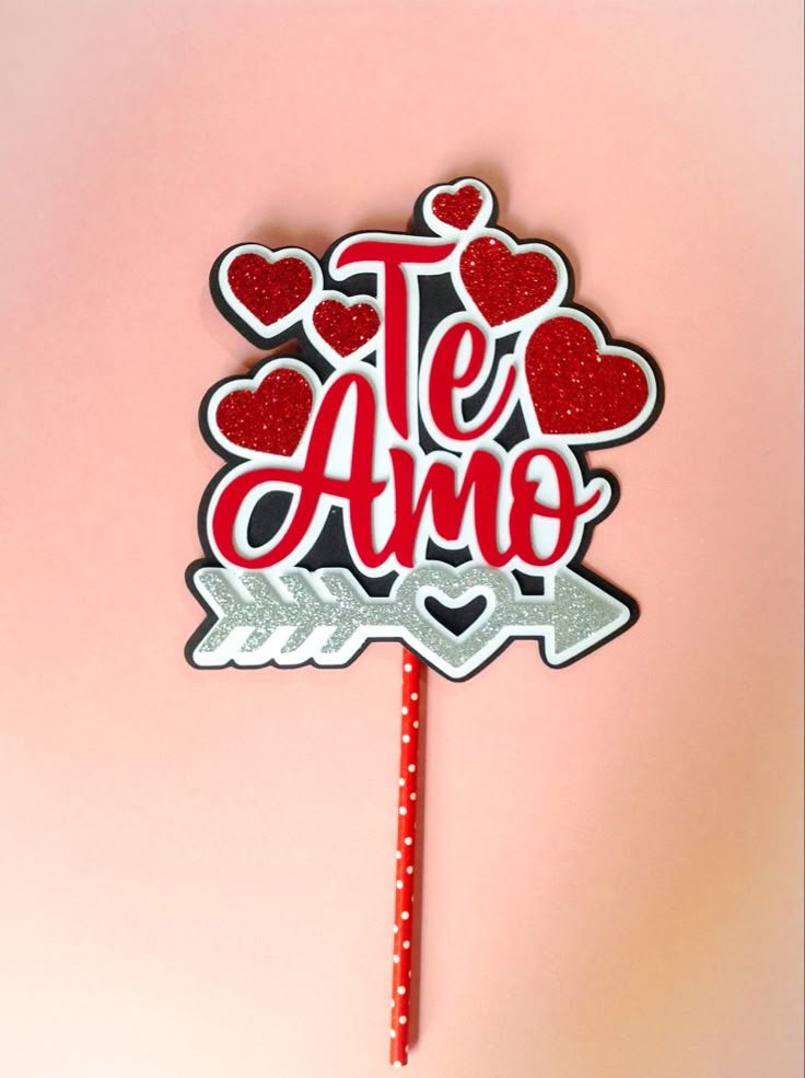 Cake topper amor y la amistad