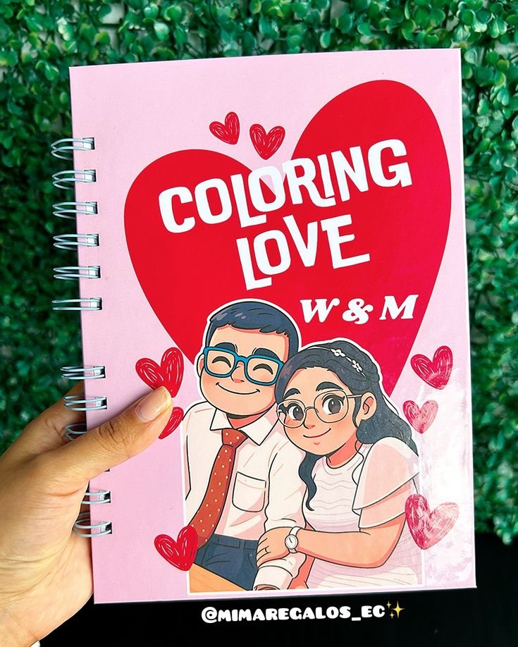 Nuevo Producto😍♥️_Libro para colorear con tu Amorcito con tus fotos favoritas🎁__Amé este detalle🫶🏻🥹__📲0985977737_Envíos a todo el Ecuador🚛🇪🇨__#regalos #ecuador #hechoamano #hechoconamor #love #detalles